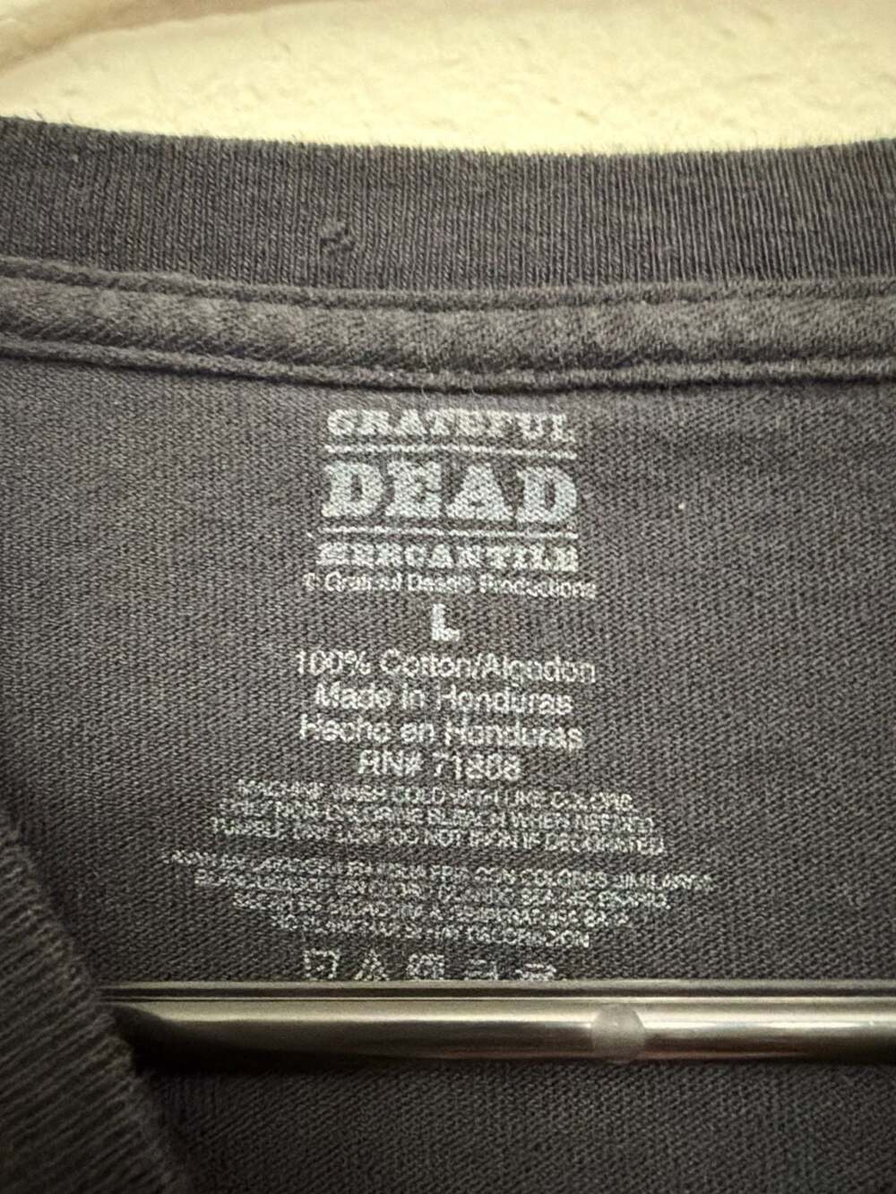 Grateful Dead Europe 1990 Steal Your Face T-Shirt - Picture 3 of 4